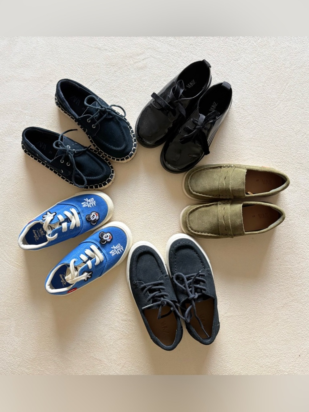 MINI | Zara Kids Shoe Bundle | Size 27–30 | 5 Pairs | Loafers, Sneakers